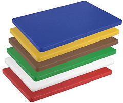  Hygiplas Extra Thick Low Density Brown Chopping Board Large 