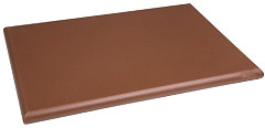  Hygiplas Extra Thick High Density Brown Chopping Board Standard 