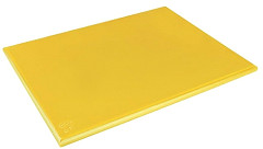  Hygiplas Extra Thick High Density Yellow Chopping Board Large 