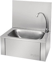  Vogue Stainless Steel Knee Operated Sink 