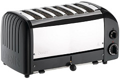  Dualit 6 Slice Vario Toaster Black 60145 