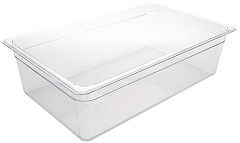  Vogue Polycarbonate 1/1 Gastronorm Container 150mm Clear 
