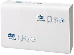  Tork Z Fold White Hand Towels 1Ply 250 Sheets (Pack of 12) 