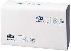  Tork Z Fold Blue Hand Towels 1Ply 250 Sheets (Pack of 12) 