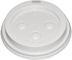  Fiesta Disposable Coffee Cup Lids White 340ml / 12oz and 455ml / 16oz (Pack of 1000) 