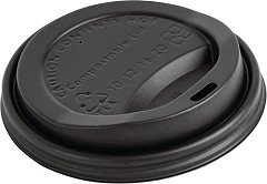  Fiesta Green Compostable Coffee Cup Lids 340ml / 12oz (Pack of 1000) 