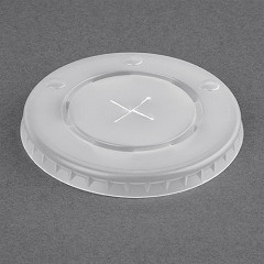  Fiesta Recyclable Polystyrene Lids for 12oz Cold Paper Cups 80mm (Pack of 1000) 