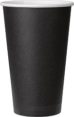  Fiesta Single Wall Takeaway Coffee Cups Black 455ml / 16oz (Pack of 1000) 