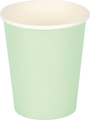  Fiesta Disposable Coffee Cups Single Wall Turquoise 225ml / 8oz (Pack of 1000) 