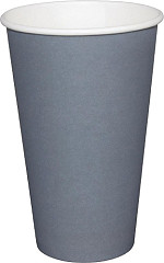  Fiesta Single Wall Takeaway Coffee Cups Charcoal 340ml / 12oz (Pack of 1000) 