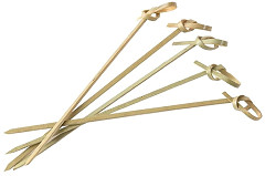  Gastronoble Looped Biodegradable Bamboo Skewers 120mm (Pack of 100) 