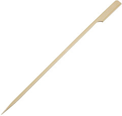  Fiesta Green Biodegradable Bamboo Paddle Skewers 210mm (Pack of 100) 
