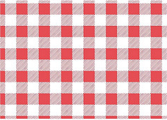  Gastronoble Greaseproof Paper Sheets Red Gingham 190 x 310mm (Pack of 200) 