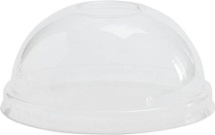  Vegware Compostable Cold Food Pot Domed Lids 170ml / 6oz and 230ml / 8oz 