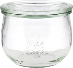  APS Weck Glasses With Lid 580ml (Pack of 6) 