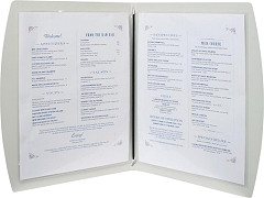  Securit Rio Menu Cover Black A4 