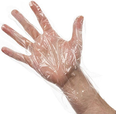  Gastronoble Disposable Gloves Clear (Pack of 100) 