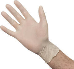  Gastronoble Powder-Free Latex Gloves L (Pack of 100) 
