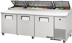  True 3 Door Pizza Prep Table TPP-93 