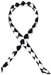  Whites Neckerchief Big Black and White Check 