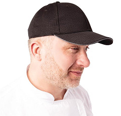 Chef Works Cool Vent Baseball Cap with Grey 