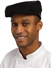  Chef Works Flat Cap Black 