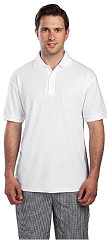  Gastronoble Unisex Polo Shirt White S 