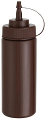  Vogue Brown Squeeze Sauce Bottle 12oz 