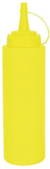  Vogue Yellow Squeeze Sauce Bottle 8oz 