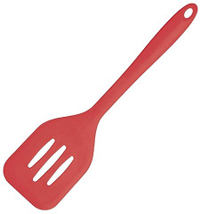  Vogue Silicone Flexible Slotted Turner Red 31cm 