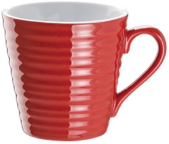  Olympia Café Aroma Mugs Red 340ml (Pack of 6) 