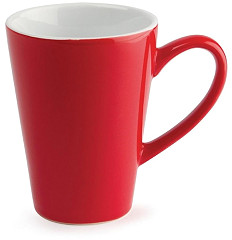  Olympia Cafe Latte Cups Red 340ml (Pack of 12) 