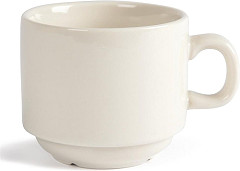  Olympia Ivory Stacking Tea Cups 206ml 7.5oz (Pack of 12) 