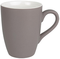  Olympia Matt Pastel Mug Grey 340ml (Pack of 6) 