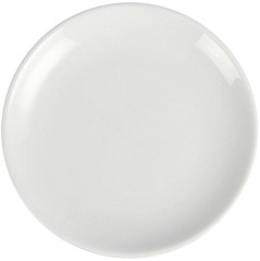  Olympia Whiteware Coupe Plates 180mm (Pack of 12) 