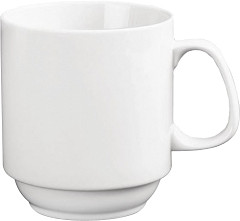  Olympia Whiteware Stacking Mugs 284ml 10oz (Pack of 12) 
