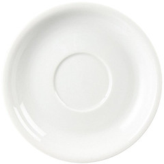  Olympia Whiteware Cappuccino Saucers 160mm (Pack of 12) 