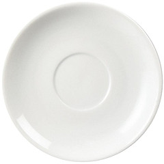 Olympia Whiteware Stacking Saucers (Pack of 12) 
