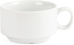  Olympia Whiteware Stacking Espresso Cups 85ml 3oz (Pack of 12) 