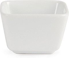  Olympia Whiteware Tall Square Mini Dishes 75mm (Pack of 12) 