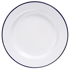 Olympia Enamel Dinner Plates 245mm (Pack of 6) 