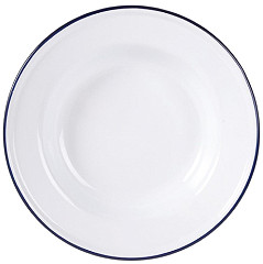  Olympia Enamel Soup Plates 245mm (Pack of 6) 