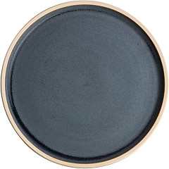  Olympia Canvas Flat Round Plate Blue Granite 180mm (Pack of 6) 