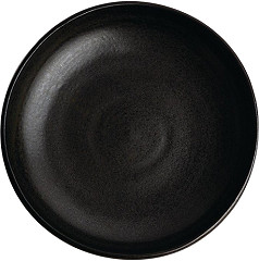  Olympia Canvas Coupe Bowl Delhi Black 230mm (Pack of 6) 