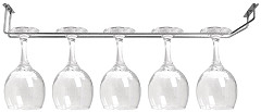  Olympia Wine Glass Rack Chrome 610mm 