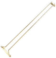  Gastronoble Brass Wine Glass Rack 609mm 