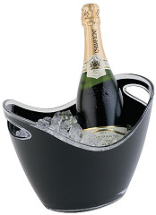  Gastronoble Black Acrylic Wine And Champagne Bucket 