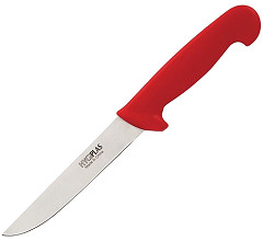 Hygiplas Stiff Blade Boning Knife Red 15cm 