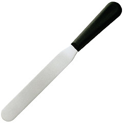  Hygiplas Straight Blade Palette Knife Black 20.5cm 