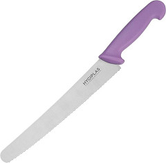  Hygiplas Serrated Pastry Knife Purple 25.4cm 